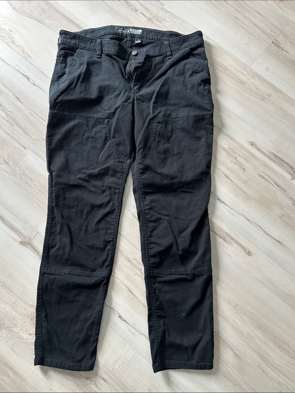 Women’s Carhartt Black Cargo Work Pants